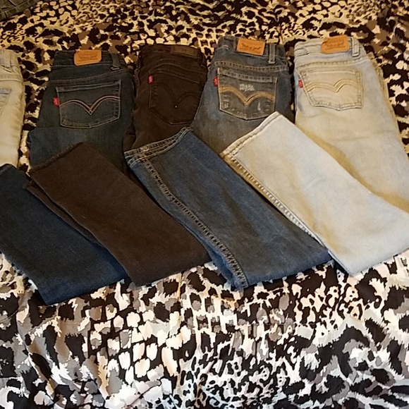 Girls Levi Jeans - Picture 1 of 3
